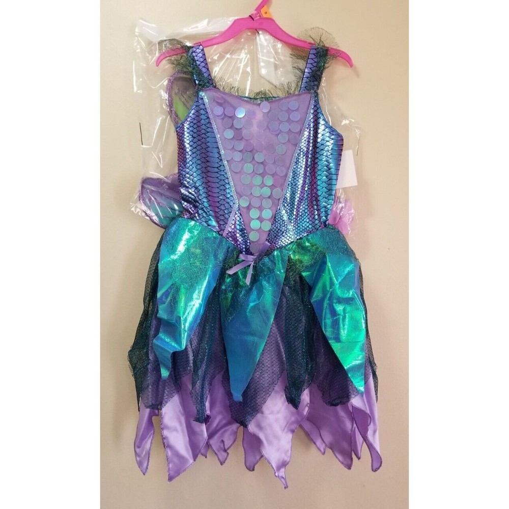 NEW Darling Dragonfly Fairy Halloween Costume Girls 8/10 Medium 4pc Set Dress Up